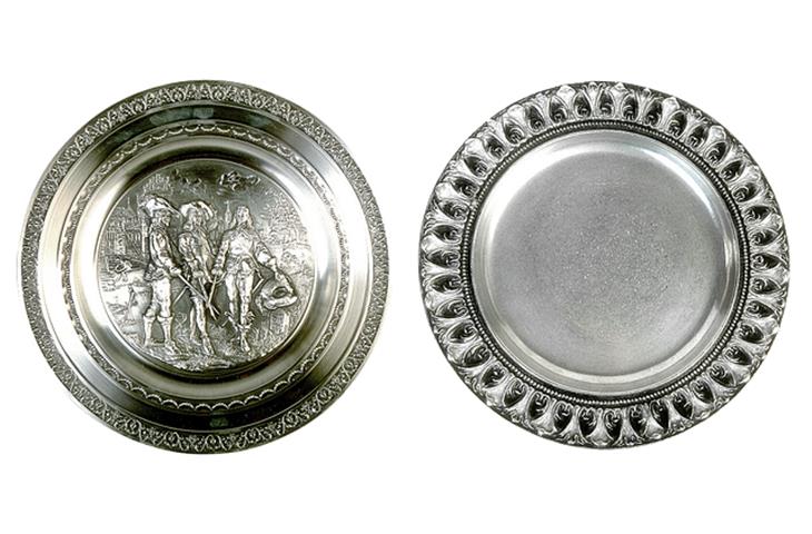 pure silver plate